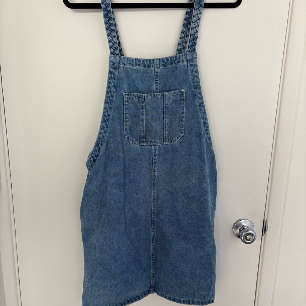 Hem & Thread Blue Denim Midi Dress
